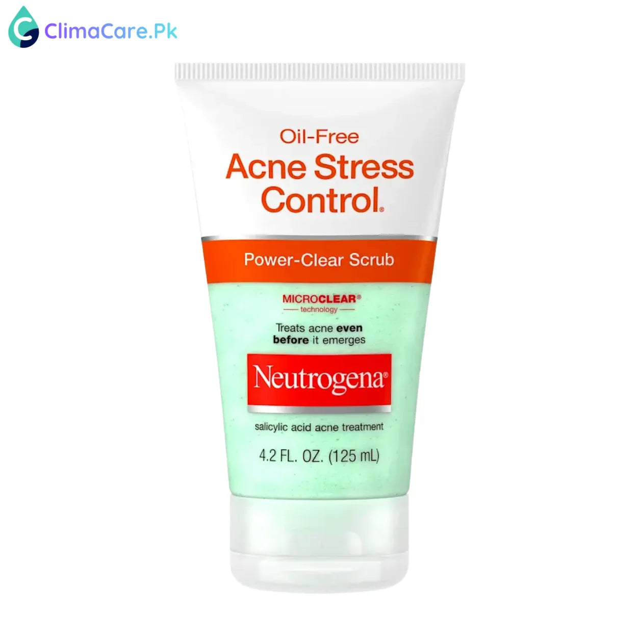 NEUTROGENA Oil-Free Acne Stress Control Power-Clear Scrub, 4.2 Fl. Oz