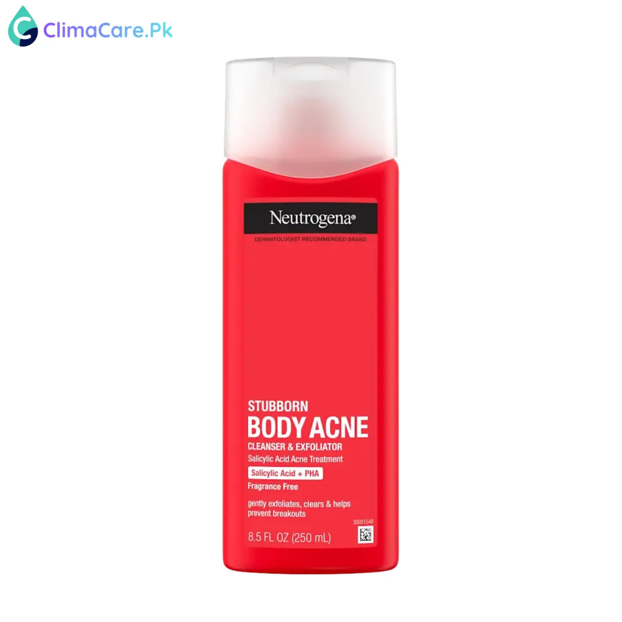 NEUTROGENA Stubborn Body Acne Cleanser & Exfoliator, 8.5 Fl. Oz