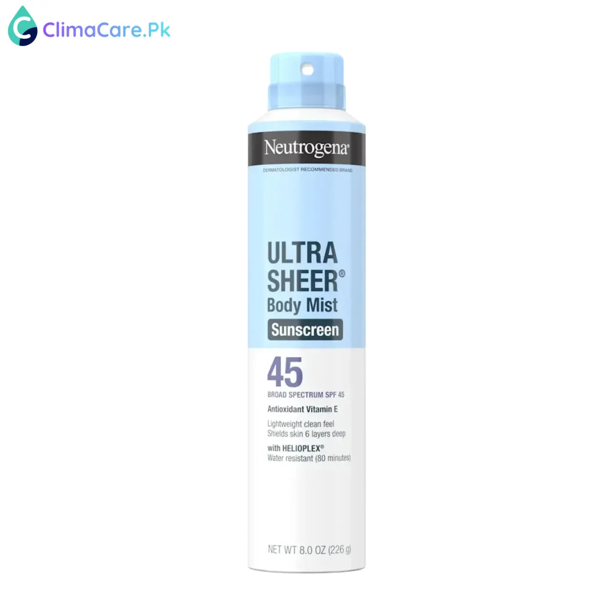 NEUTROGENA Ultra Sheer Body Mist Sunscreen Spray Broad Spectrum