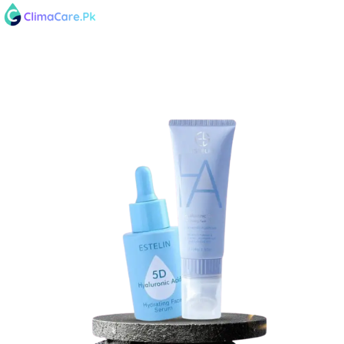 Pack Of 2 Estelin Hyaluronic Acid Serum & Face Wash