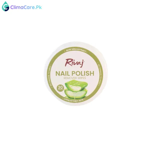 Rivaj Nail Polish Remover Wipes - Aloe Vera Extract
