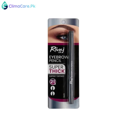 Rivaj Super Thick Eyebrow Pencil - Black