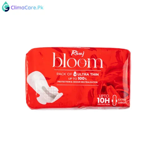 Rivaj Ultra Thin Bloom Sanitary Pads 14 PCS - Extra Large