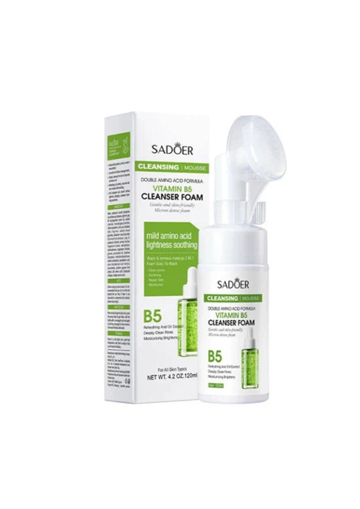 SADOER Vitamin B5 Mousse Face Wash Amino Acid Deep Clean