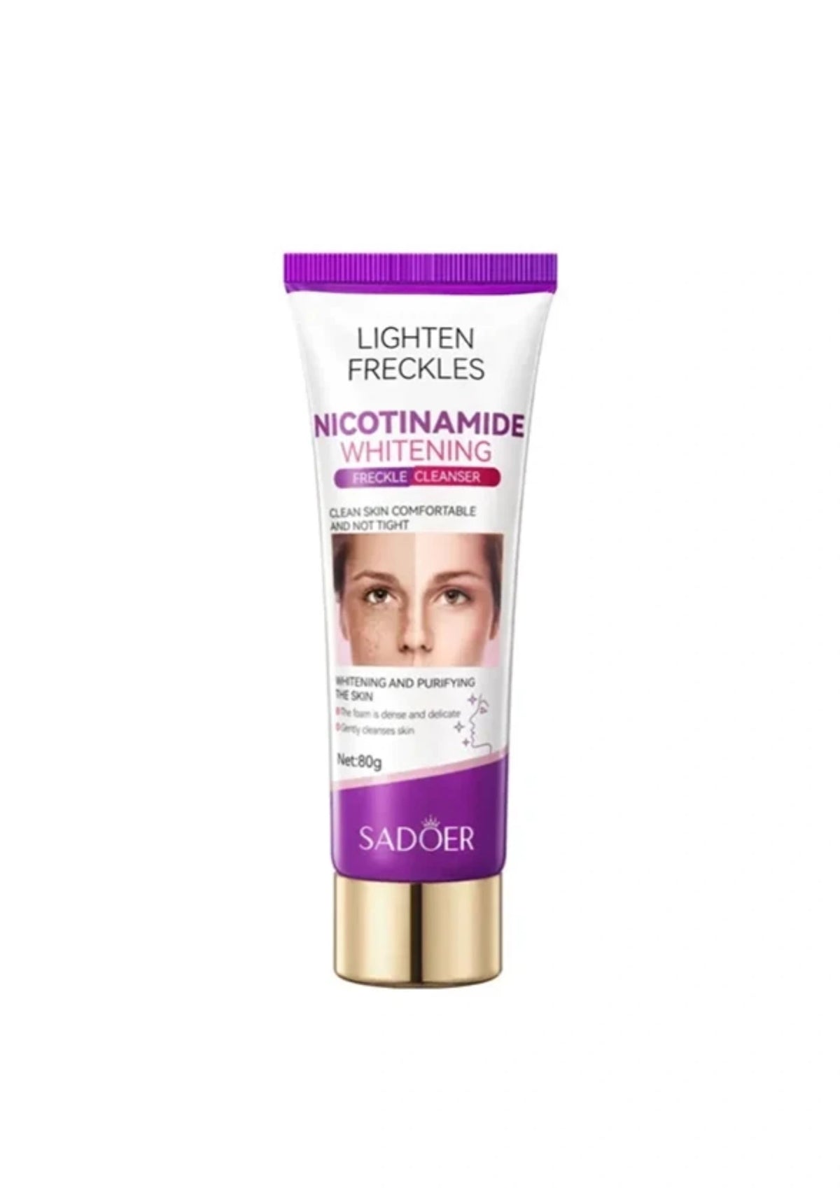 Sadoer Nicotinamide Whitening Anti Freckle Cleanser 80g