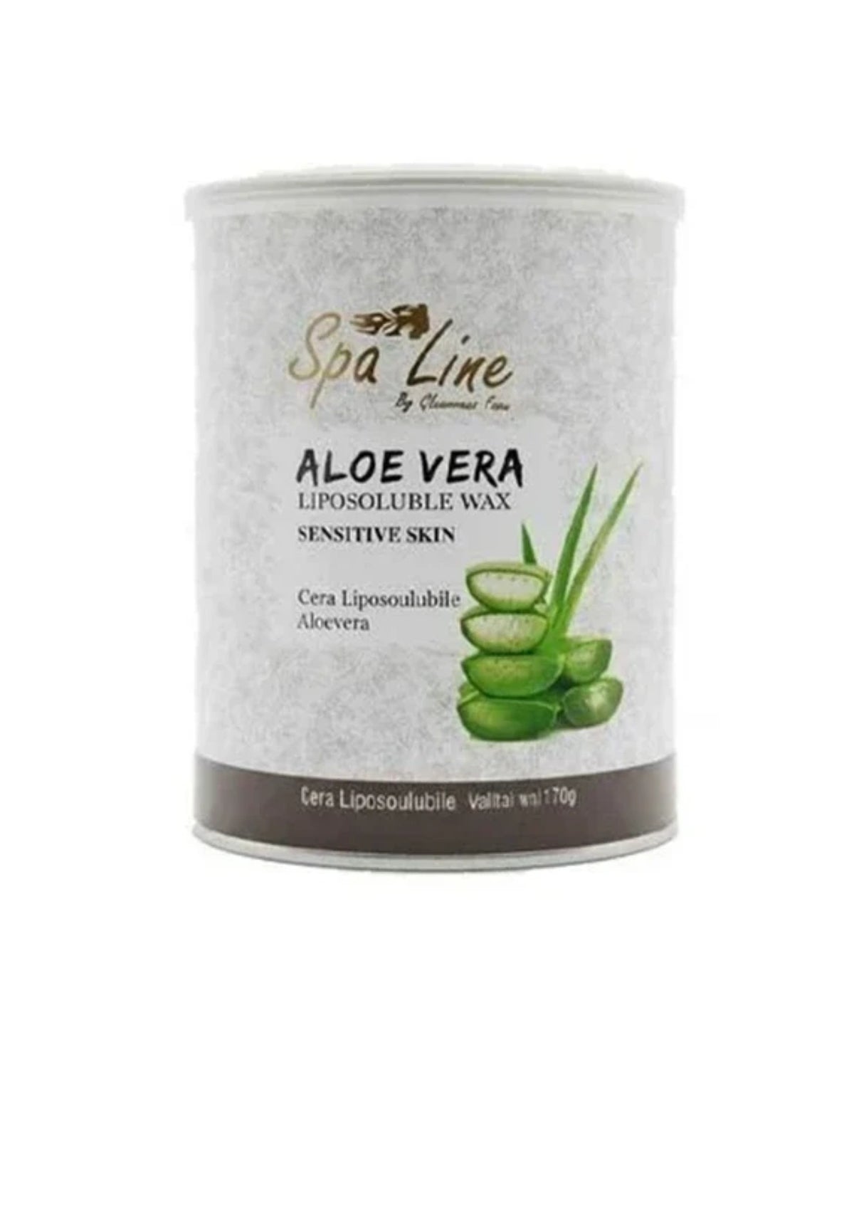 Spa Line Aloe Vera Liposoluble Wax - Hair Removal Wax for Sensitive Skin 800ml