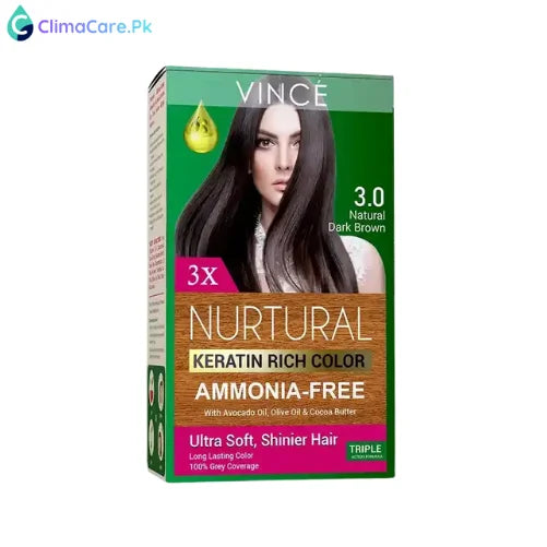 VINCE 3.0 - Natural Dark Brown - Nurtural Women Hair Color