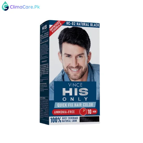 VINCE Natural Black Men Hair Color
