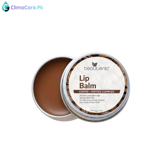 Beautenic Lip Balm with Coffee + Peptide Complex