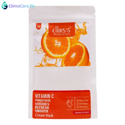 Chirs's Vitamin C Powder Mask – Brightening and Exfoliating Face Mask for Glowing Skin
