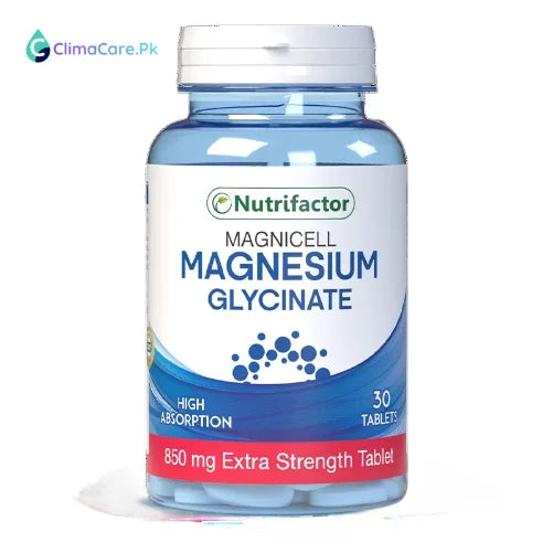 Glow Beauty Magnesium Glycinate - 30 Tablets