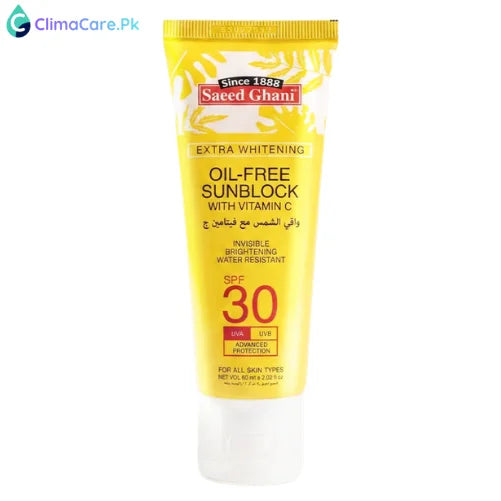 Saeed Ghani Sunblock SPF 30 with Vitamin C 60ml
