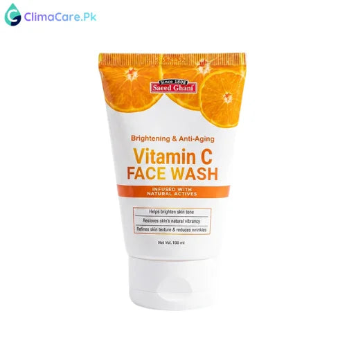 Saeed Ghani Vitamin C Brightening & Anti Aging Face Wash 100ml