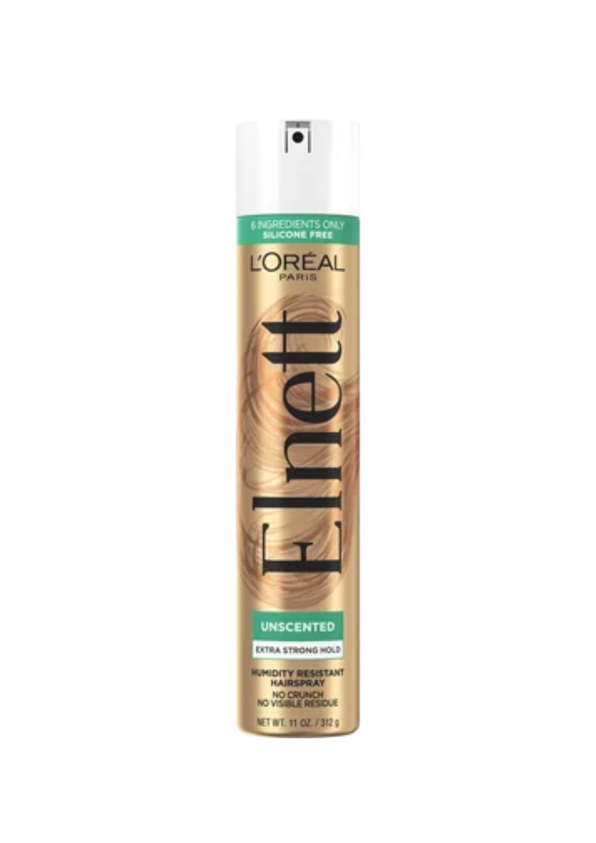 Satin Extra Strong Hold Unscented Hair Spray for Long Lasting Brushable Hold