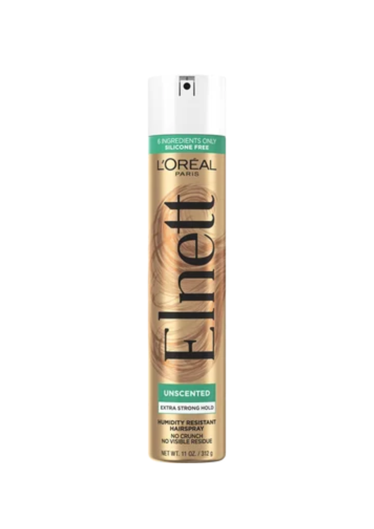Satin Extra Strong Hold Unscented Hair Spray for Long Lasting Brushable Hold