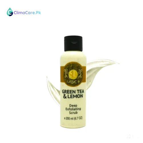 Glow Beauty Green Tea & Lemon Scrub - 200ml