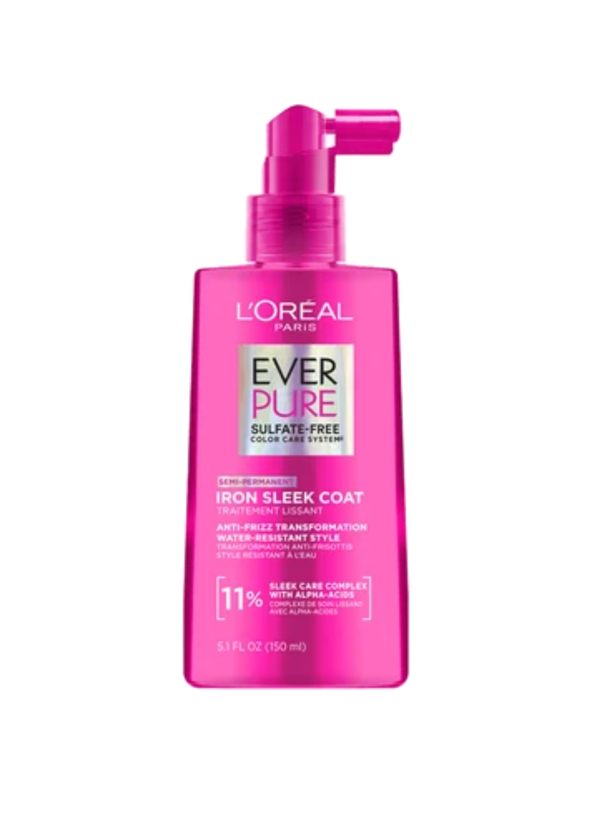 Sulfate Free Iron Sleek Coat Smoothing Treatment for Frizzy Hair