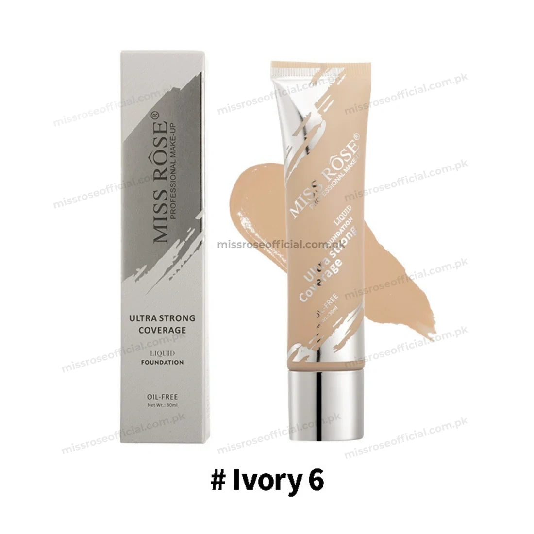 MISS RÔSE® Ultra Strong Coverage Liquid Foundation