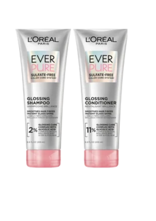 sulphate-free glossing shampoo and conditioner kit