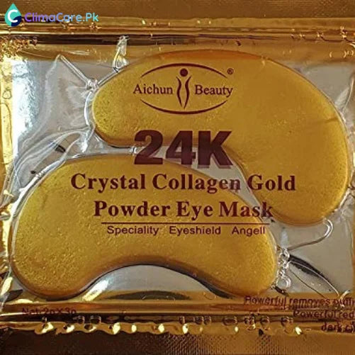 AICHUN BEAUTY 100 Pairs 24K Gold Powder Gel Collagen Eye Mask