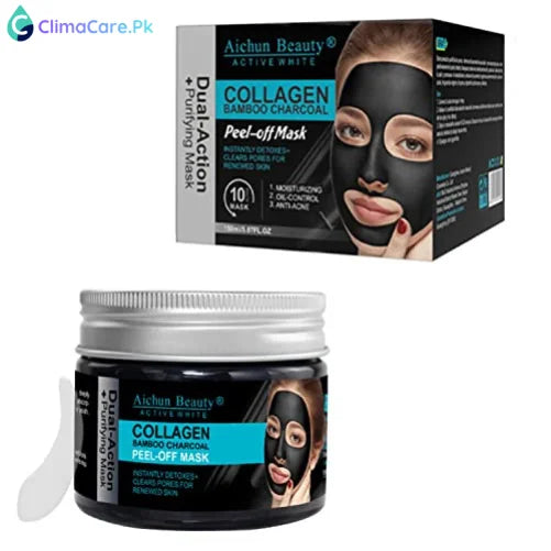 AICHUN BEAUTY Collagen Bamboo Charcoal Vegan Peel-Off Face Mask 150ml