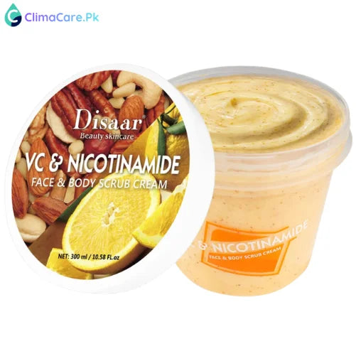 AINCHUN BEAUTY Face Neck Body Skin Scrub Cream VC Nicotinamide 300ml
