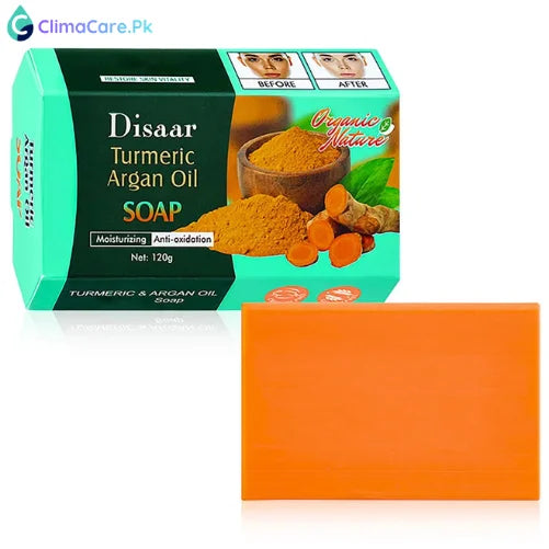AINCHUN BEAUTY Turmeric Argan Oil Face Body Soap 120g