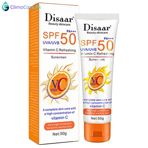 AINCHUN BEAUTY Sunscreen SPF50 PA+++ Vitamin C 50g