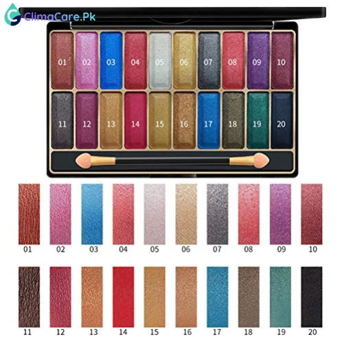 AINCHUN BEAUTY Shiny 20 Color Wet Eye Shadow Palette