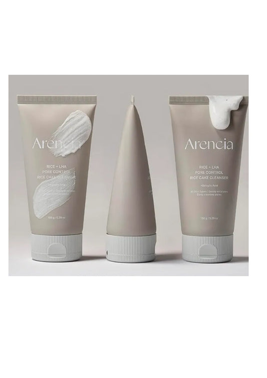 ARENCIA Rice + LHA Pore Control Rice Cake Cleanser