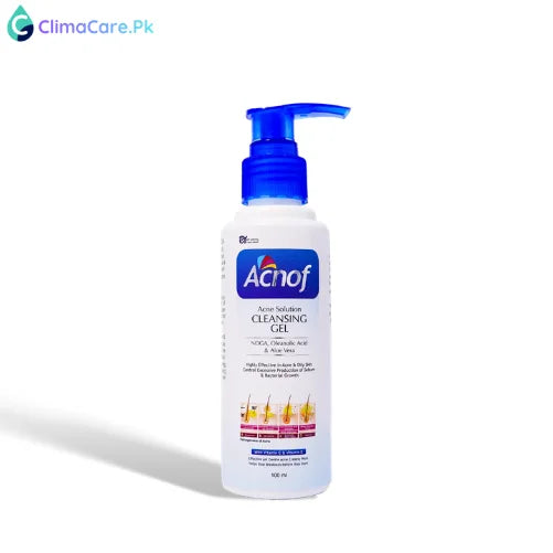 Glow Beauty Acnof Acne Solution Cleansing Gel - 100ml