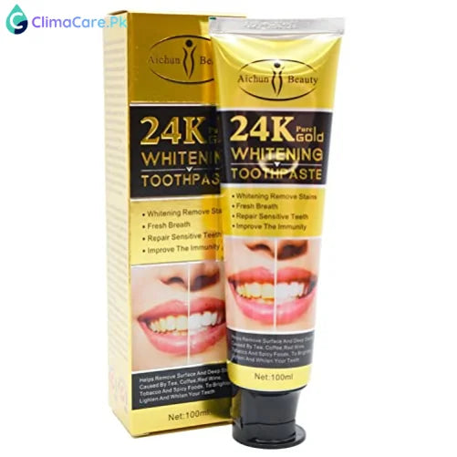 AICHUN BEAUTY 24K Pure Gold Whitening Toothpaste 100ml