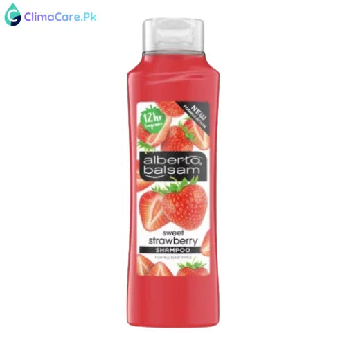 Glow Beauty Strawberries & Cream Shampoo, For All Hair Types - 350ml