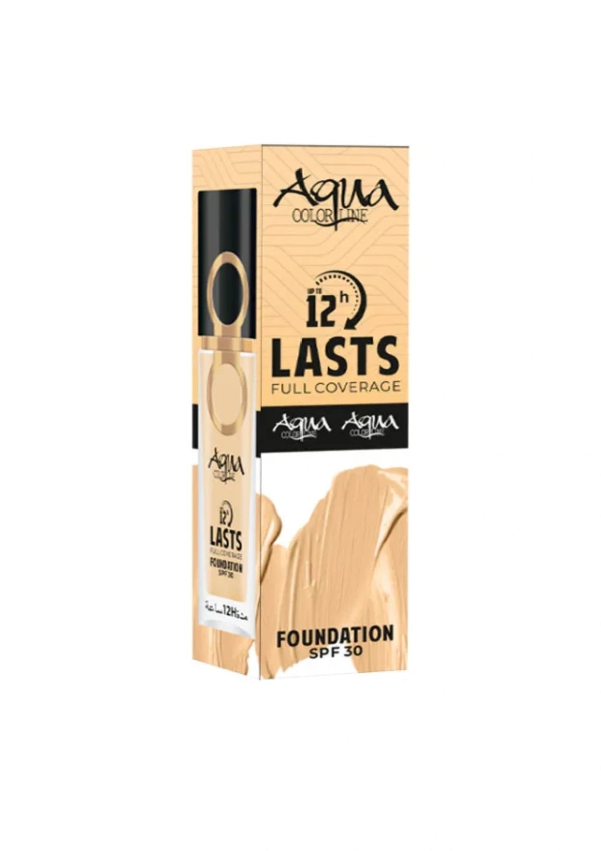 Aqua Color line 12H Last Full Coverage Foundation SPF 30