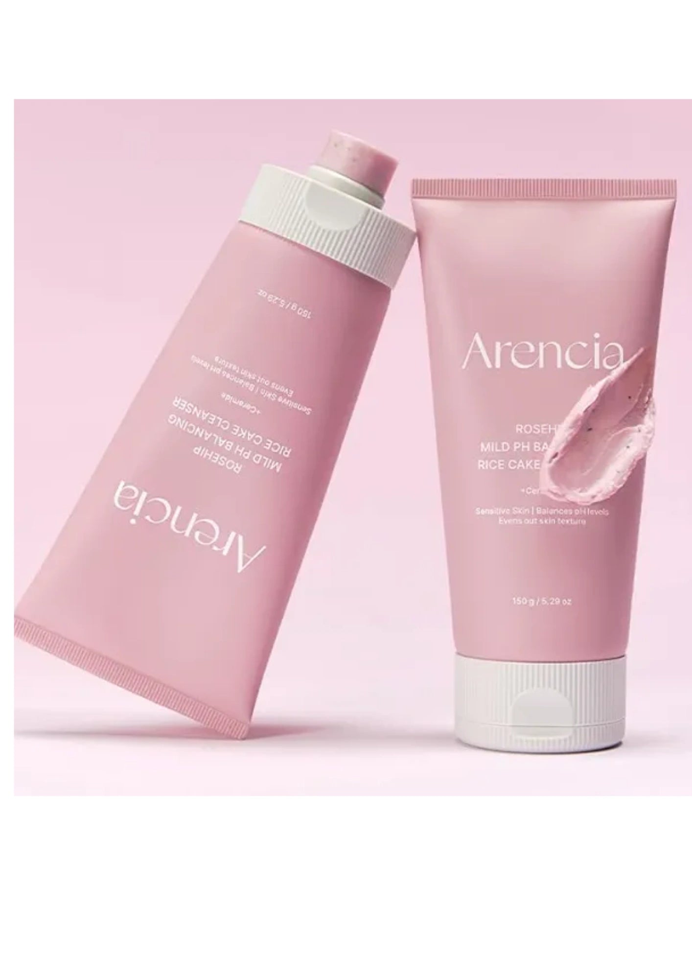Arencia Rosehip Mild PH Balancing Rice Cake Cleanser 150g