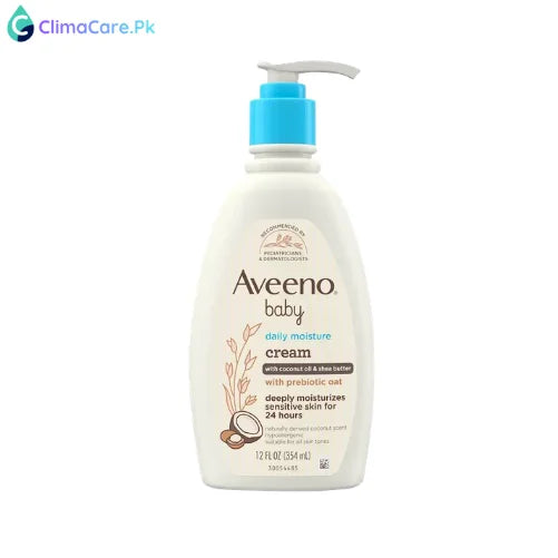 Aveeno Baby Daily Moisture Cream with Prebiotic Oat, Coconut Oil & Shea Butter