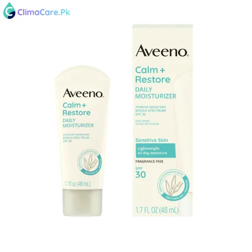 Aveeno Calm + Restore Daily Moisturizer Mineral Sunscreen