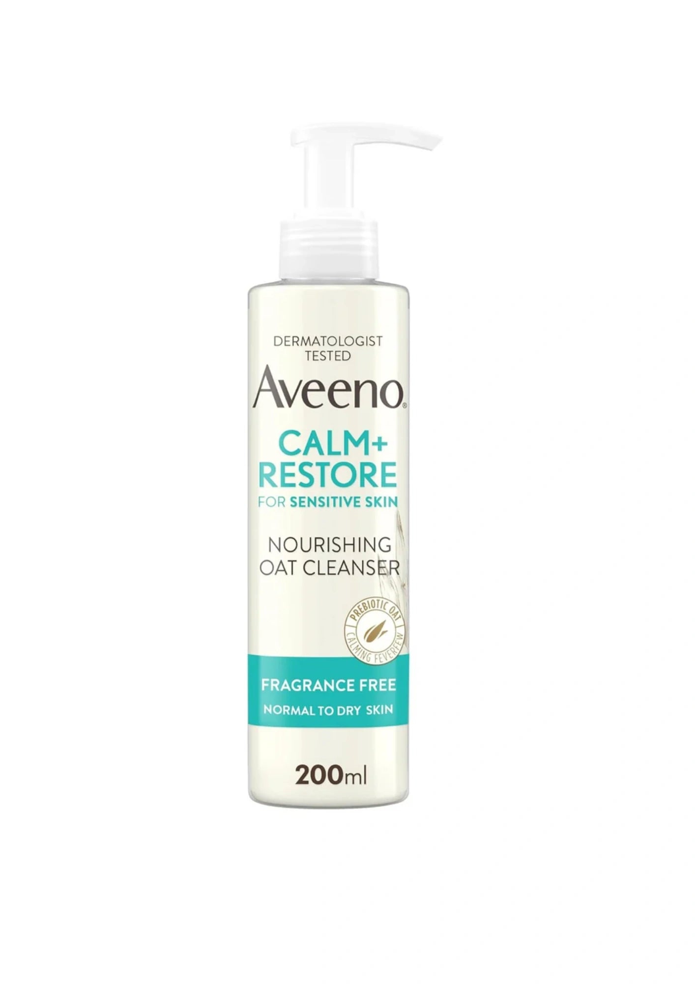 Aveeno Calm + Restore Nourishing Oat Cleanser 200 Ml