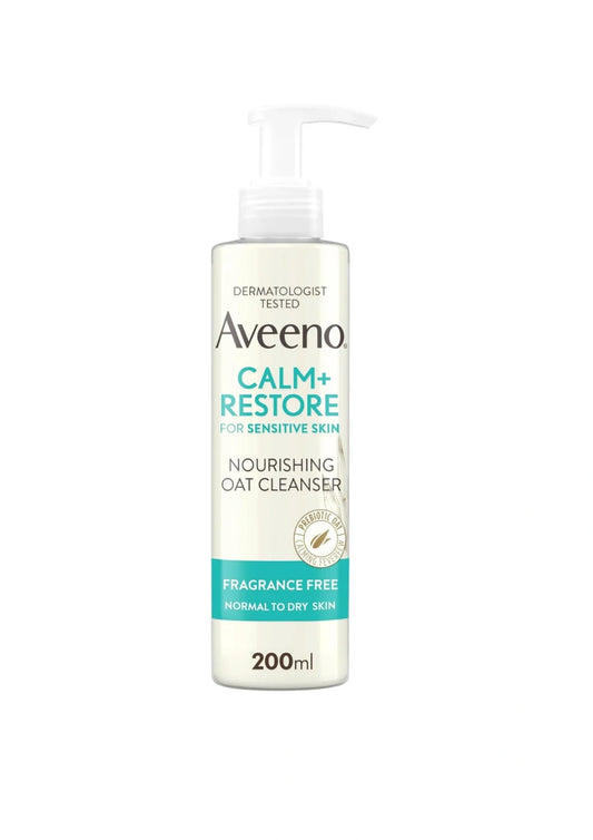 Aveeno Calm + Restore Nourishing Oat Cleanser 200 Ml