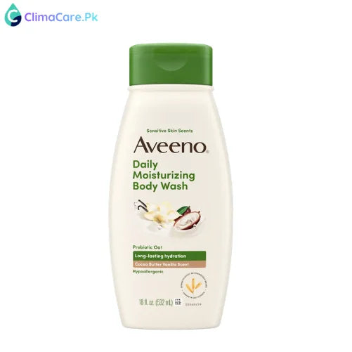 Daily Moisturizing Body Wash, Cocoa Butter Vanilla Scent, Sensitive Skin Scents