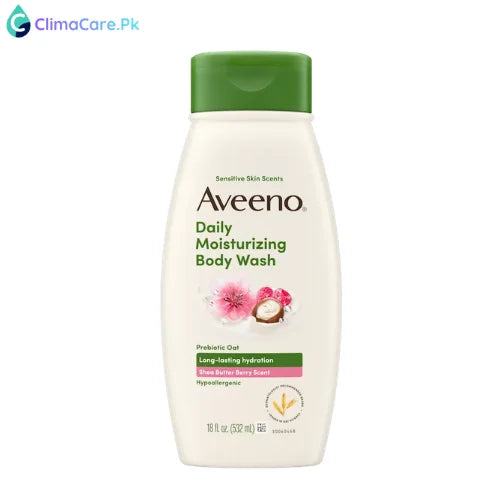 Daily Moisturizing Body Wash, Shea Butter Berry Scent, Sensitive Skin Scents