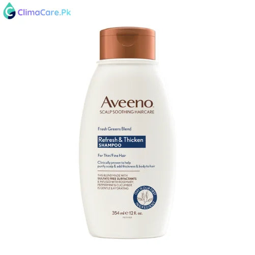 Aveeno Fresh Greens Blend Refresh and Thicken Shampoo