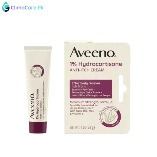Aveeno Maximum Strength 1% Hydrocortisone Anti-Itch Cream