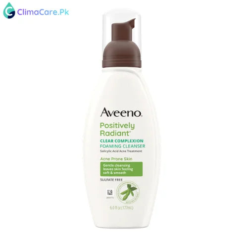 Aveeno Positively Radiant® Clear Complexion Foaming Facial Cleanser Oil-Free