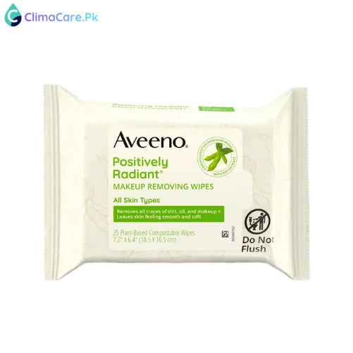 Aveeno Positively Radiant® Makeup Removing Face Wipes