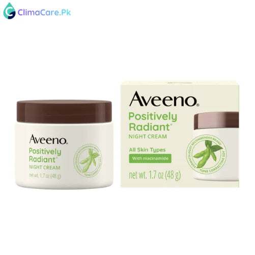 Aveeno Positively Radiant® Moisturizing Night Face Cream