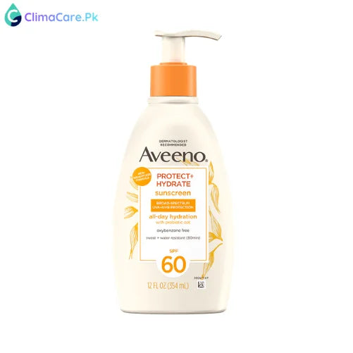 Aveeno Protect + Hydrate Sunscreen Broad Spectrum Body Lotion SPF 60