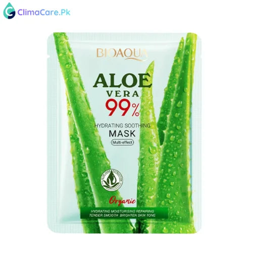 BIOAQUA 99% Aloe Vera Hydrating Soothing Face Sheet Mask
