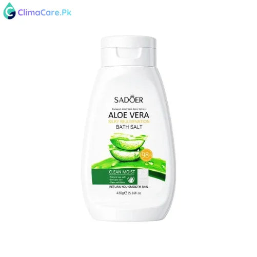 BIOAQUA Aloe Vera Silky Rejuvenation Exfoliation Bath Salt Body Scrub 430g