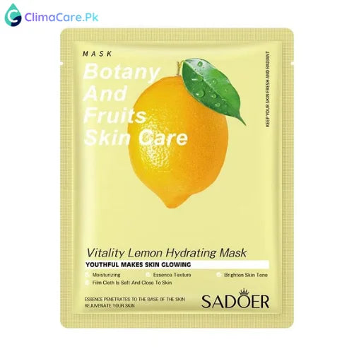 BIOAQUA Botany And Fruits Lemon Hydrating Face Sheet Mask